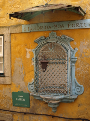 Typical Portuguese window alter